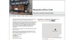 Desktop Screenshot of memoriesofnewyork.com