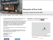 Tablet Screenshot of memoriesofnewyork.com
